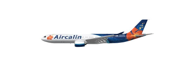 Aircalin Airplane A330neo side view