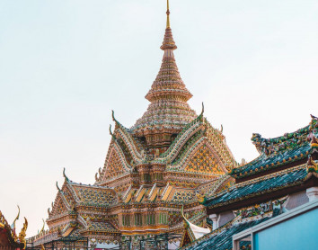 Temple de Bangkok Temple Bangkok Toiture Art Tradition